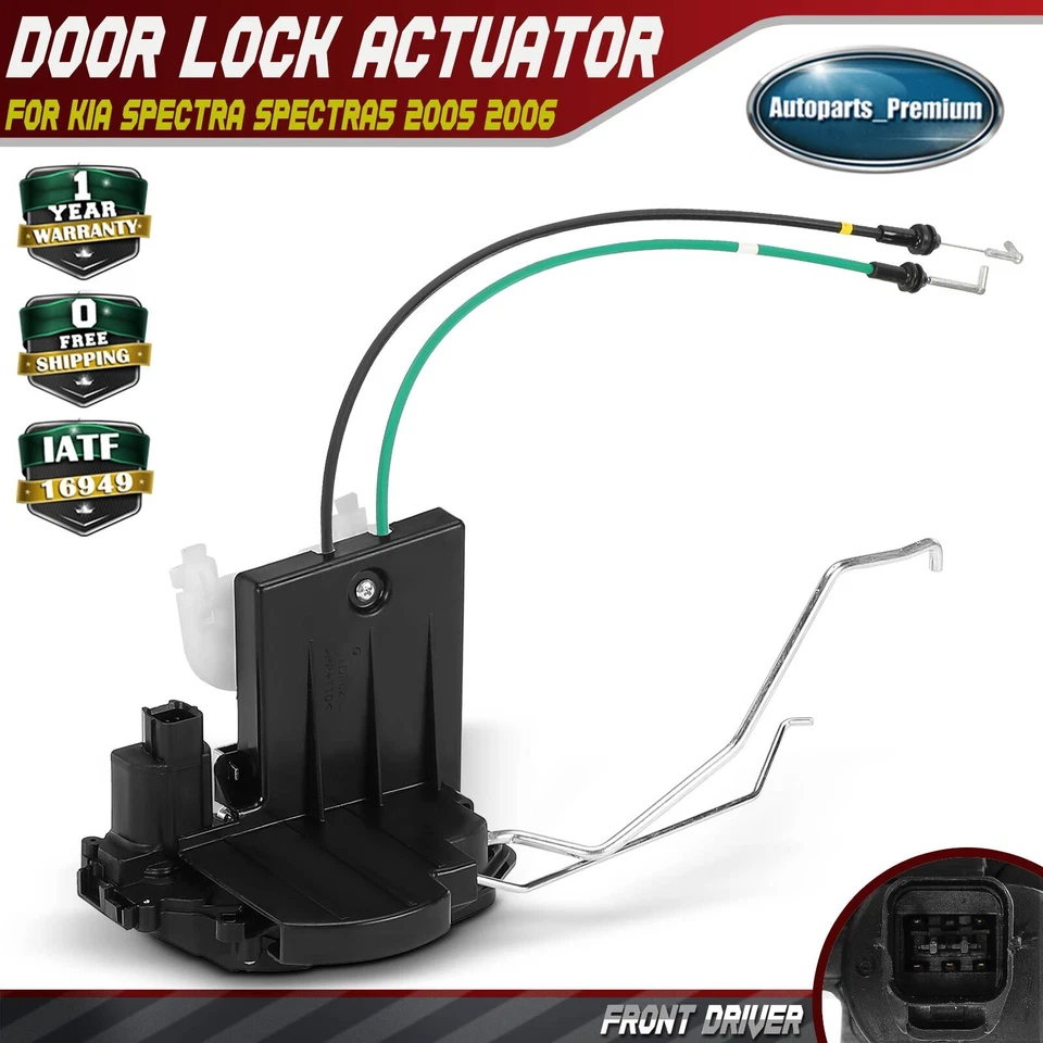 Actuador de bloqueo de puerta delantero izquierdo lado conductor LH para Kia Spectra Spectra5 2005 2006 Foto 1 de 4