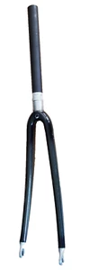 REAL DESIGN SIGNATURE CARBON FORK 1 1/8 INCH THREADLESS 700C 515 GRAMS 280 MM - Picture 1 of 5