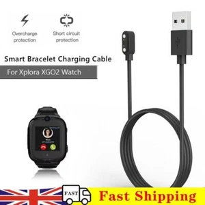 Magnetic Fast Charging Cable Kids Smart Watch Cord for Xplora XGO2 (Black) - Zdjęcie 1 z 11