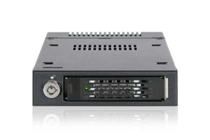 ICY DOCK M.2 NVMe SSD Wechselrahmen PCIe 4.0 Vollmetall ToughArmor MB601M2K-1B - Bild 1 von 8