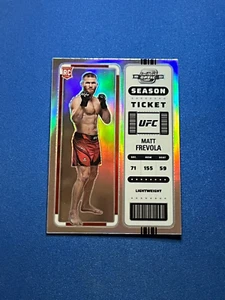 2023 Panini Chronicles UFC Contenders Optic Silver Rookie Prizm of Matt Frevola! - Picture 1 of 1