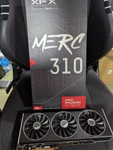 XFX Speedster MERC 310 AMD Radeon RX 7900 XT Black Edition 20GB GDDR6... - Picture 1 of 3