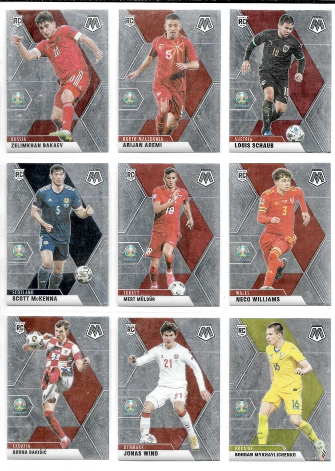 Zelimkhan Bakaev Russia 2021 Panini Mosaic EURO 2020 Soccer Rookie #71 - Image 1 of 1