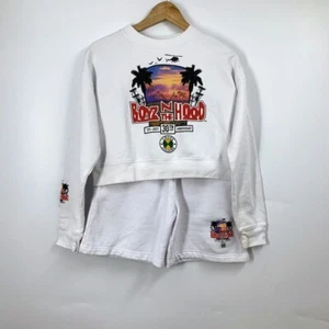 Cross Colors Women's Boyz In The Hood 30th Anni Sweat Shirt Short Set SZ S - Picture 1 of 20