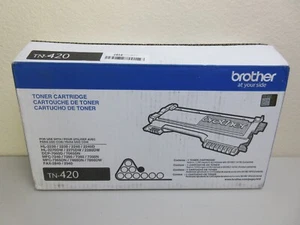Cartucho de tóner Geniune Brother TN-420 - negro (caja nueva/abierta) - Imagen 1 de 11