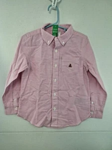 Baby Gap Boys 5T 5Y Pin Long Sleeve Oxford Dress Shirt NWT $29.95 886608 - Picture 1 of 3