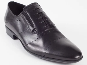 Scarpe nuove Mirko Ciccioli slip on in pelle nera made in Italy taglia 41 US 8 - Foto 1 di 6