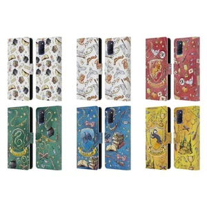 OFFICIAL HARRY POTTER DEATHLY HALLOWS XIII LEATHER BOOK CASE FOR OPPO PHONES - Picture 1 of 12