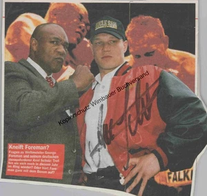 Autogrammkarte Axel Schulz Boxen /// Autograph signiert signed signee Schulz, Ax - Picture 1 of 2