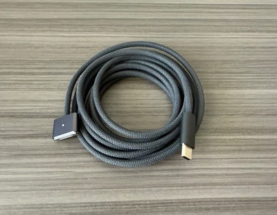 Genuine Apple USB-C To Magsafe 3 Cable (2M) - Space Black - Image 1 of 2