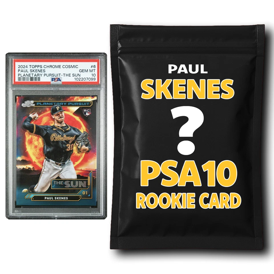HOFSM.COM HALL OF FAME SPORTS MEMORABILIA PSA 10 Rookie Graded Baseball Card Mystery Box - Paul Skenes