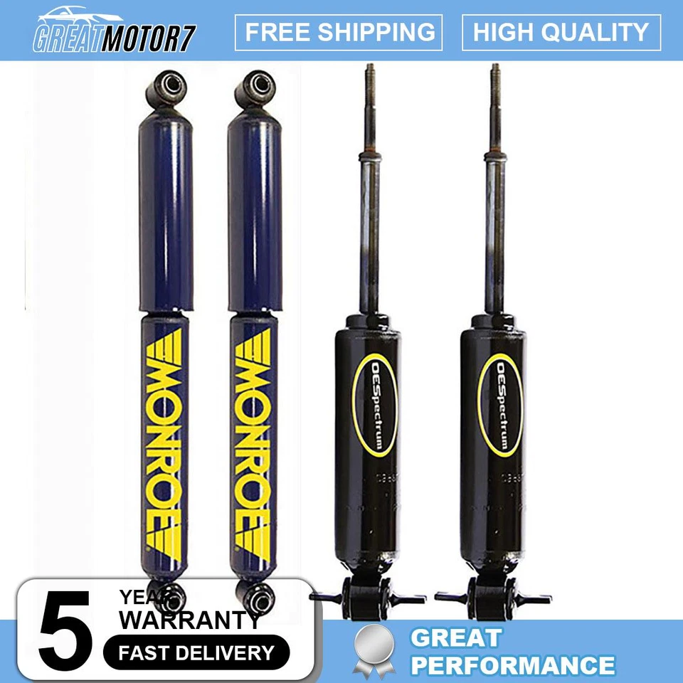 Front + Rear Shock Absorber Monroe for Dodge B250 5.9L 1981-1981 1984-1994 — 第 1/4 张图片
