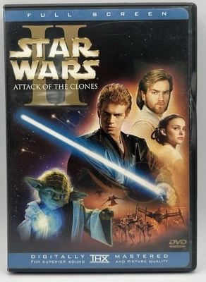 Star Wars, Episode II: Attack of the Clones DVD Full Screen Ewan McGregor 2002 - Image 1 of 3