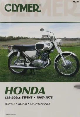 Manual de taller de reparación Clymer Honda CL125A/160/175/200 CA160/175 M321 CM321 Foto 1 de 4