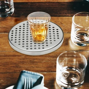 Beer Drip Tray Stainless Steel Countertop Versatile Beverage Serving Detachable - Picture 1 of 7