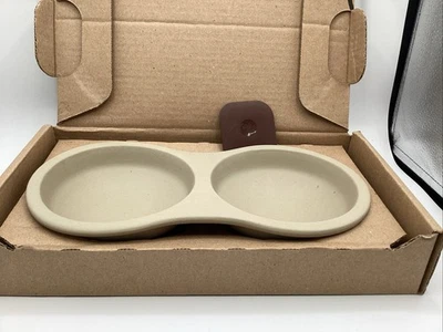 Pampered Chef Microwave Egg Cooker 1372 / 5143 Stoneware Double Mold USA NIB - Image 1 of 3