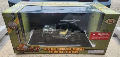 1/18 21ST CENTURY ULTIMATE SOLDIER M151 MUTT TOW LAUNCHER VIETNAM 1/4 TON 10130 - Image 1 of 4