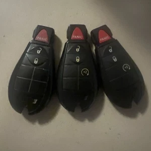 UNLOCKED lot of 3 oem Dpdge Ram remotes tested and working ID 4c chip - Picture 1 of 2