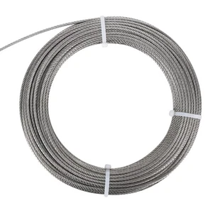 Cavo Filo Acciaio Inox Aereo per Ringhiera,Decking,Balaustra Fai da Te,... - Foto 1 di 9