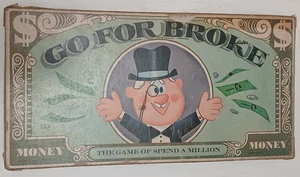 Vintage Go For Broke Complete Board Game Selchow & Righter 1965 No. 58 - Picture 1 of 17