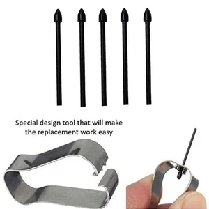 For Kindle Scribe Write Pen Replacement Tips Black ABS Felt Material 5 Pieces - Picture 1 of 3