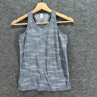 Camiseta sin mangas Athleta Niñas Ropa deportiva Mujer L Grande Gris Camuflaje Sin mangas Espalda deportiva Foto 1 de 4