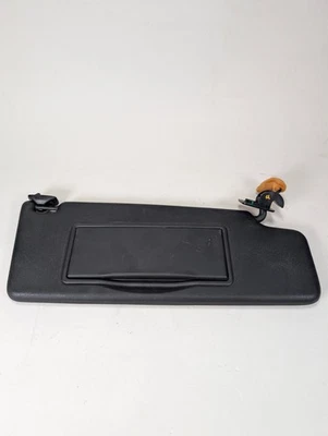 93-02 VW Cabrio Jetta Golf Right Black Sun Visors with Mounting Clip - 1Н0857552 - Image 1 of 4