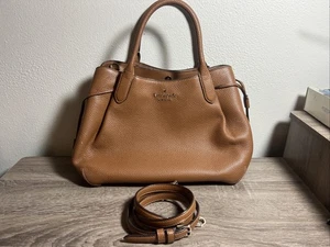 Kate Spade echt Leder Knödel große Umhängetasche warm Ginger Pebbled Leder - Bild 1 von 21