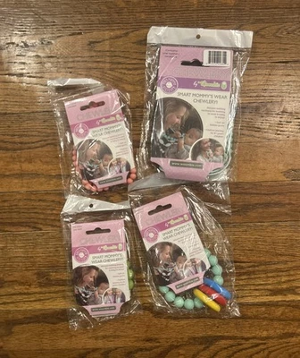 Chewlery woombie  bracelets And Necklace  teethers Lot Of 4 New - Image 1 of 4