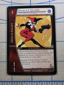 Tarjeta VS System DC Origins - Harley Quinn #DOR-057 - 1ª Edición - Arkham Inmates - Imagen 1 de 6