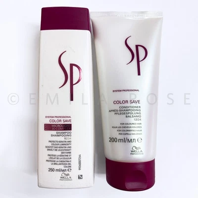WELLA SP System Professional Colour Save Shampoo 250ml & Conditioner 200ml Duo - Image 1 of 3