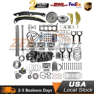 Fit Hyundai KIA 2.0L G4KH Engine Overhaul Rebuild Kit - Crankshaft Timing/Rods - Image 1 of 4