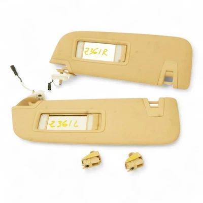 2010 - 2016 PORSCHE PANAMERA 970 SUN VISOR SHADE W MIRROR ILLUMINATED LEFT RIGHT Foto 1 de 4