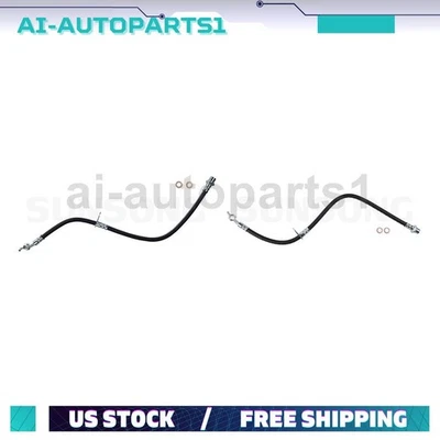 2 гидравлических шланга переднего тормоза для Toyota Hilux 2004 2005 2006 2007 2008 - Изображение 1 из 4