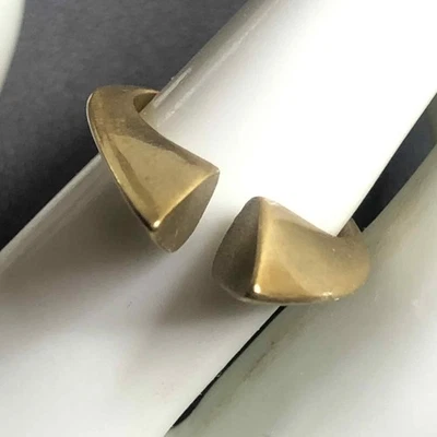 8160 K/LLER 系列现代主义分体带黄铜戒指 尺寸 7 — 第 1/2 张图片