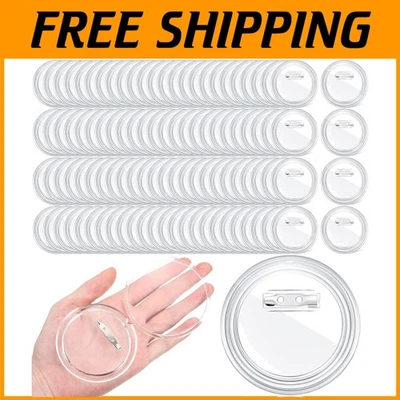 Acrylic Blank Pins Bulk for Picture Making - 200 Pcs - Image 1 of 4