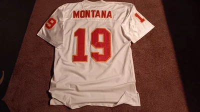 Camiseta deportiva retro Montana #19 Kansas City para hombre/Mitchell & Ness 1994 talla 52 Foto 1 de 4