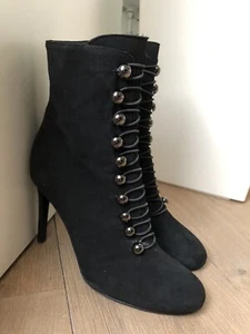 Giancarlo Paoli Stiefelette 37 schwarz geschnürrt Dirndlschuhe Trachtenschuhe - Bild 1 von 13