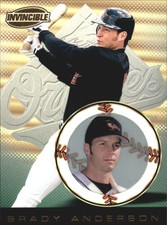 1999 Pacific Invincible Baltimore Orioles Baseball Card #18 Brady Anderson