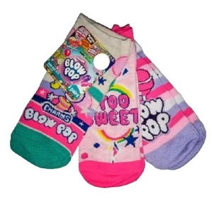 Girls 3 Pack Socks Charms, Too Sweet, and Blow Pops -Size 11-4 - Picture 1 of 1