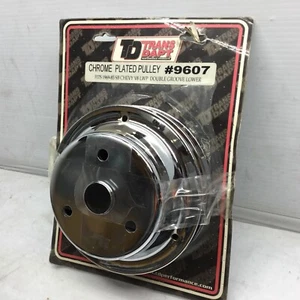 Trans Dapt 9607 Chrome Crankshaft Pulley - Picture 1 of 1