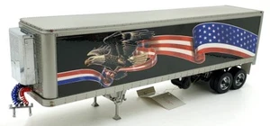 Franklin Mint 1/32 Scale B11UK53 - Refridgerated American Trailer - Silver/Black - Picture 1 of 5