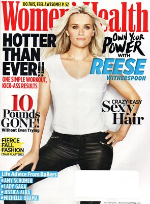 WOMEN'S HEALTH Magazine October 2015 Reese Witherspoon Dierks Bentley Foto 1 de 4