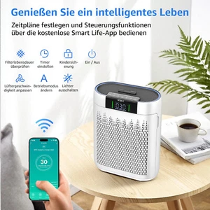 KNKA Luftreiniger Raumluftreiniger Air Purifier HEPA H13 Luftfilter AktivFilter - Bild 1 von 10