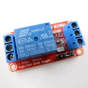 Relais 5V 230V Relaiskarte Relaisplatine Arduino 1 Kanal Karte Modul Relay 10A - Bild 1 von 2