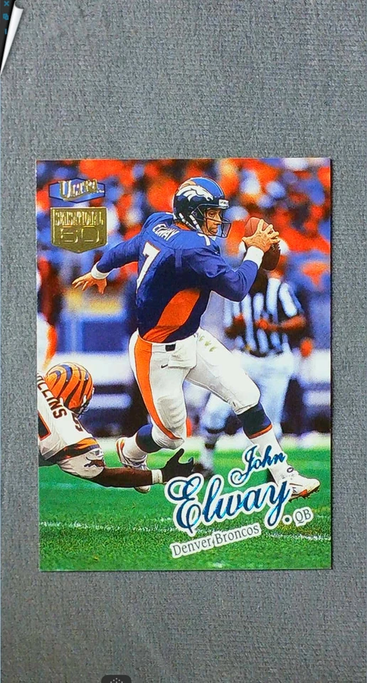 1998 Ultra Sensational 60 #21SS John Elway Broncos - Image 1 of 2