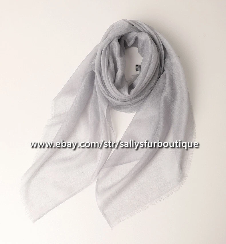 Sallys Pura Cachemira Mongola Años 200 Cuello Chal Anillo Bufanda Delgada Suave 100 * 100 cm Foto 1 de 4