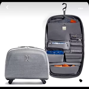 MAX MIRANI MOBILE CLOSET CARRY ON ZIP OUT SHOULDER BAG (GREY) CHRISTMAS SPECIAL! - Picture 1 of 10