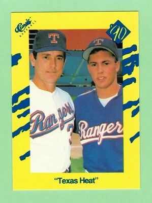 1990 NOLAN RYAN CLASSIC BASEBALL T91 " TEXAS HEAT " TEXAS RANGERS - Image 1 of 2