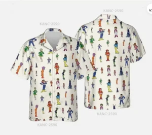 Rebhuhn Familie Figur 3D HAWAII SHIRT HALLOWEEN GESCHENK BESTER PREIS US-GRÖSSE - Bild 1 von 3